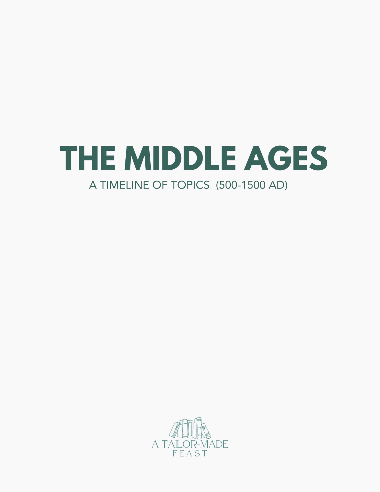 A Timeline of Topics Bundle (5 History Cycles Combined)