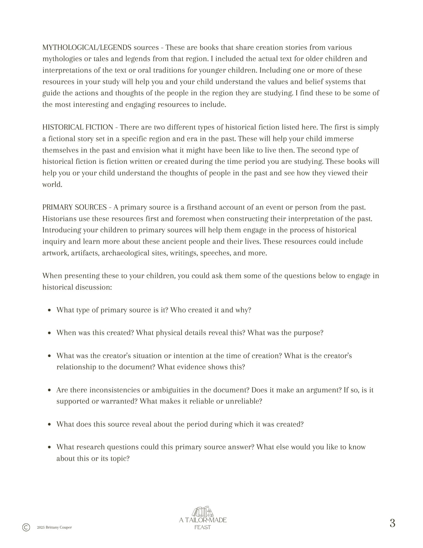 Medieval World History Resource Guide (500-1500)