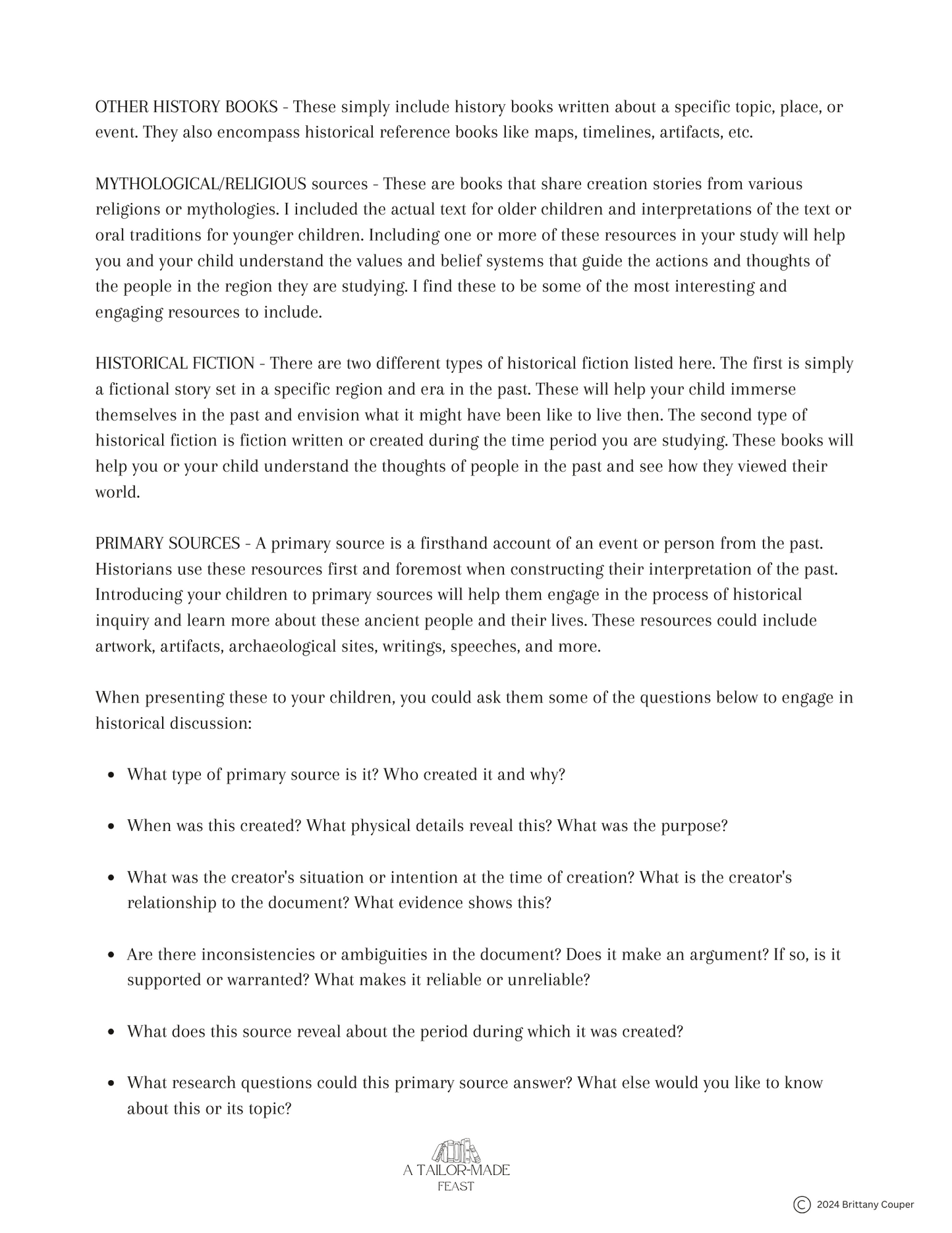 Ancient History Resource Guide (Prehistory-500AD)