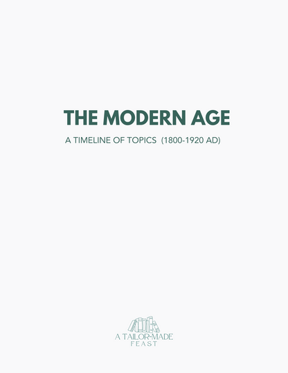A Timeline of Topics Bundle (5 History Cycles Combined)