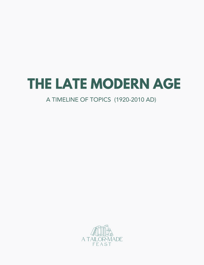 A Timeline of Topics Bundle (5 History Cycles Combined)