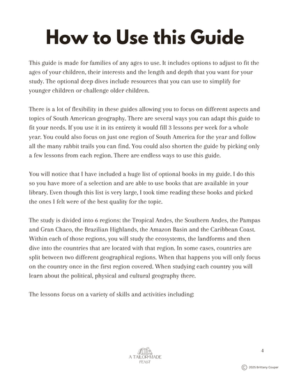 South America: A Human and Physical Geography Study