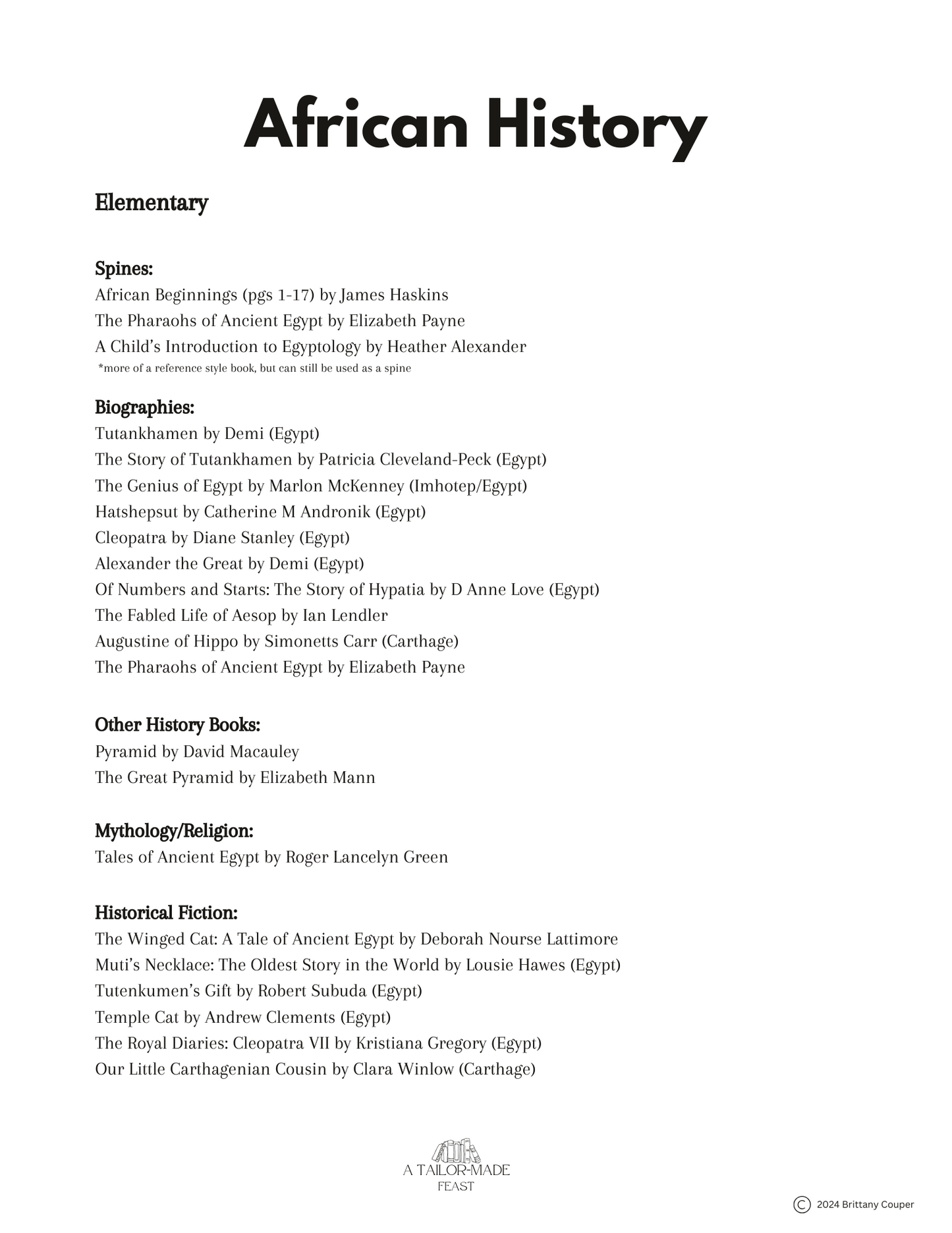 Ancient History Resource Guide (Prehistory-500AD)