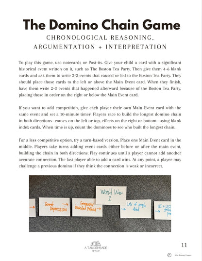 Historical Thinking Activities and Games That Help You Think Like a Historian