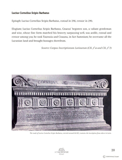 What It Means to be Roman: Uncovering Identity through Biography and and Burial in Ancient Rome (A Primary Source Investigation